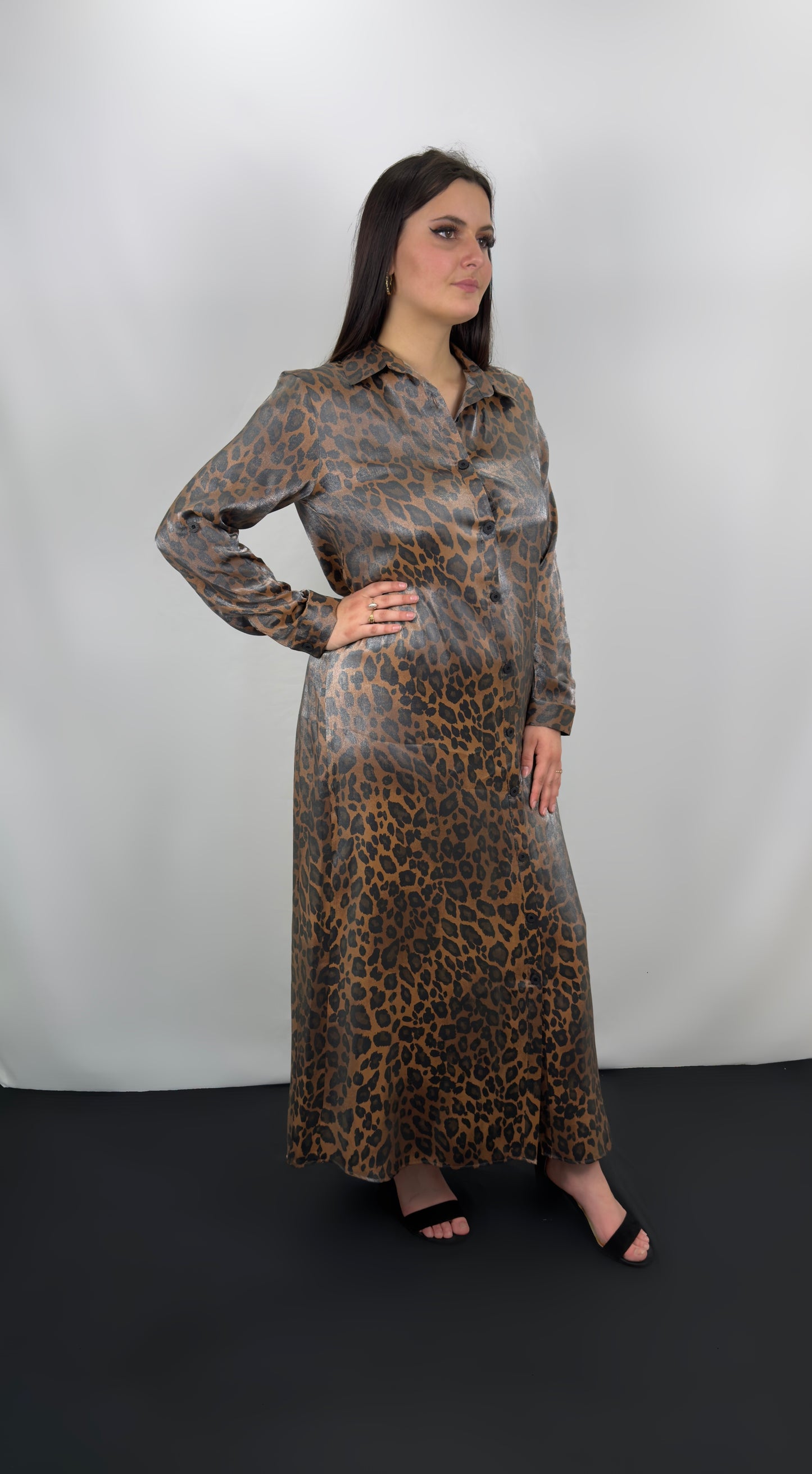 Robe Longue Léopard Grande Taille