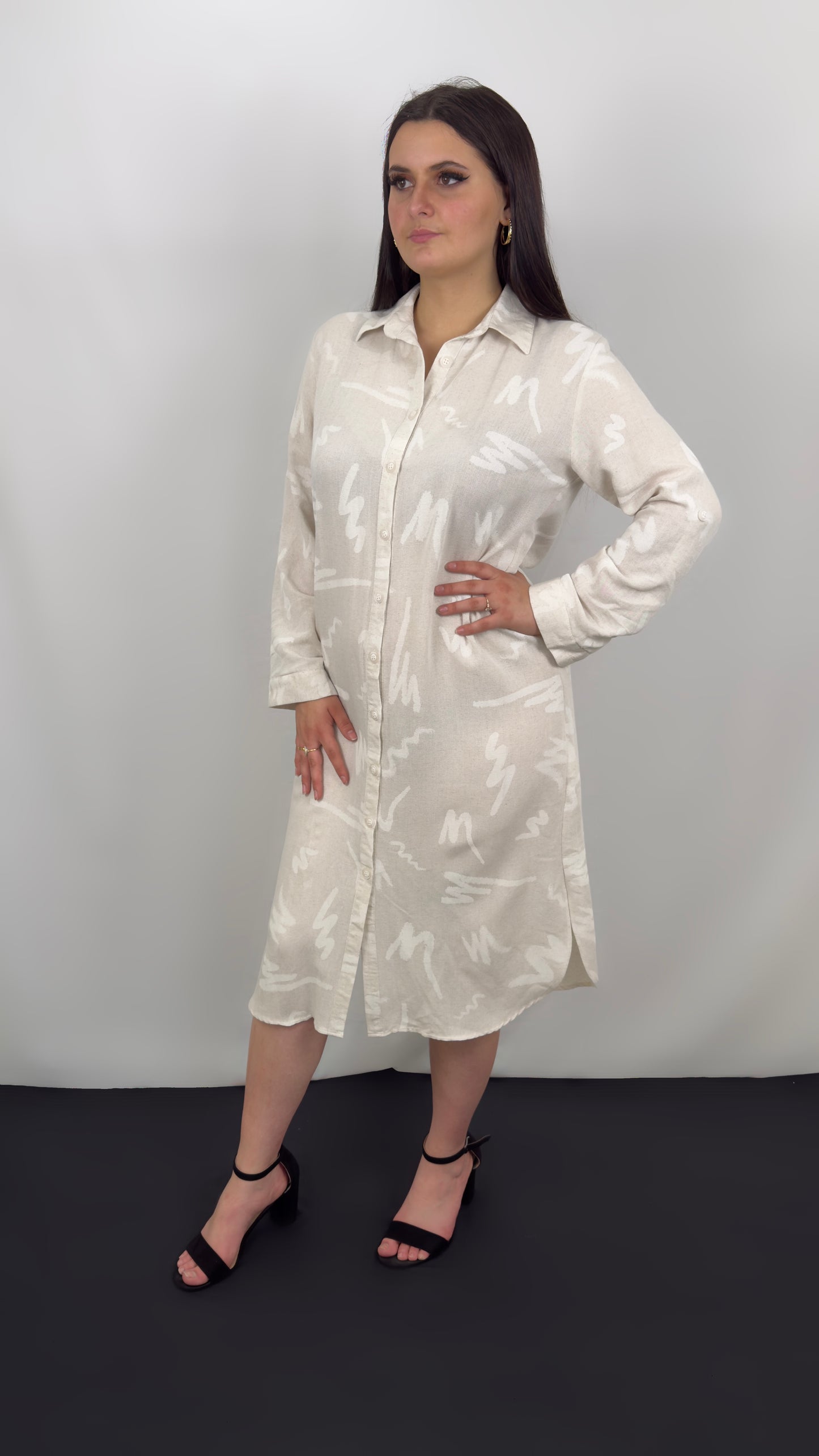 Robe Mi-Longue Grande Taille